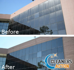 Outside Window Cleaning Before and After